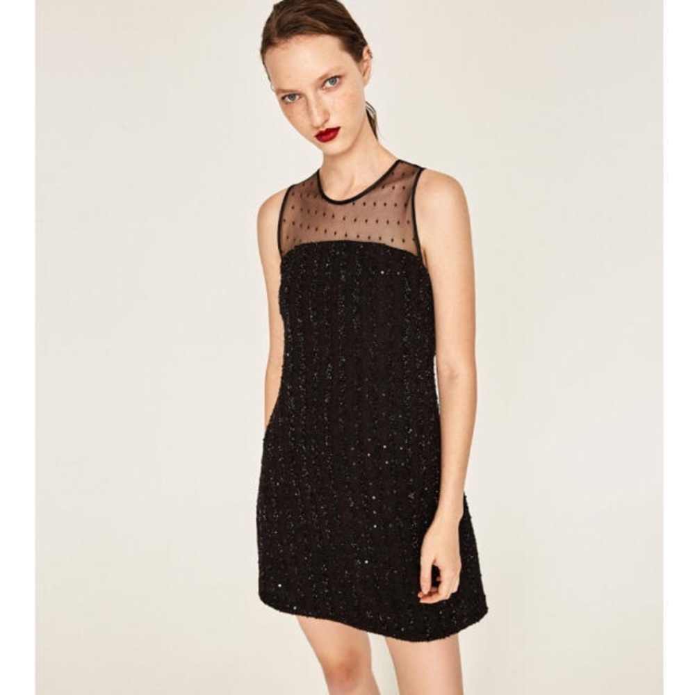 Zara Mini Black Dress